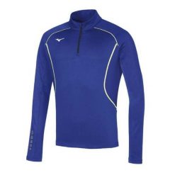 Bluza premium Mizuno JPN warmer. Białe bluzy bez kaptura męskie Mizuno. W wyprzedaży za 232.00 zł.