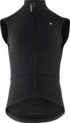 ASSOS Equipe R Vest S11 - kamizelka softshell męska. Czarne kurtki softshell damskie Assos, m, bez wzorów, z elastanu, bez kaptura. Za 1,703.80 zł.