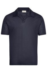 Koszulka polo męska Gant Linen Ss Polo. Niebieskie koszulki polo męskie Gant, m, bez wzorów, z jeansu, bez ramiączek. Za 198.49 zł.