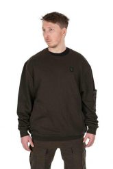 Bluza Wędkarska Crewneck Fox Lw Khaki Pullover. Zielone bluzy bez kaptura męskie FOX, m, z bawełny. Za 240.00 zł.