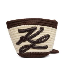 Torebka KARL LAGERFELD. Czarne listonoszki damskie Karl Lagerfeld, bez wzorów, bez dodatków. Za 649.99 zł.