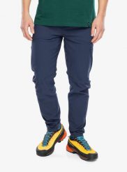 Spodnie wspinaczkowe męskie La Sportiva Talus Pant. Niebieskie spodnie materiałowe męskie La Sportiva, bez wzorów, z bawełny, klasyczne. Za 488.39 zł.