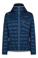 Kurtka trekkingowa męska La Sportiva D'Herens Down. Niebieskie kurtki outdoor męskie La Sportiva, l, bez wzorów, z materiału, bez kaptura. Za 555.49 zł.
