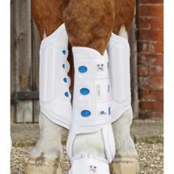 Buty tylne dla koni Premier Equine Air Cooled Original Eventing. Białe buty sportowe na co dzień damskie PREMIER EQUINE, bez wzorów, z bawełny, do jazdy konnej. Za 396.50 zł.
