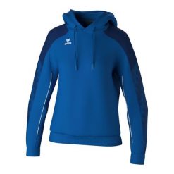 Bluza damska z kapturem Erima Evo Star. Niebieskie bluzy z kapturem damskie Erima, na zimę, z materiału. Za 242.00 zł.