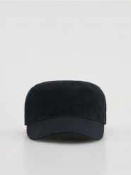 Czapka patrolówka - czarny. Czarne czapki męskie Reserved, bez wzorów. Za 69.99 zł.