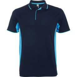 Koszulka Polo Unisex Dla Dorosłych Z Krótkim Rękawem Sportowa Montmelo. Niebieskie topy sportowe damskie ROLY, m, bez wzorów, z dzianiny, bez ramiączek. Za 50.99 zł.