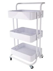 Echtwerk Wózek kuchenny w kolorze białym - 43 x 86 x 32 cm rozmiar: onesize. Białe shopper bag damskie Echtwerk, bez wzorów, z materiału, bez dodatków. Za 205.45 zł.