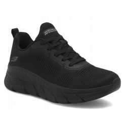 BUTY damskie SKECHERS BOBS 117385-BBK czarne niskie lekkie sportowe 40,5. Czarne buty sportowe na co dzień damskie Skechers, bez wzorów, trekkingowe. Za 299.00 zł.