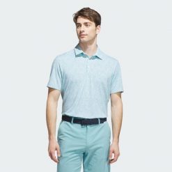 Koszulka Ultimate365 Mini Bunker Polo. Niebieskie koszulki polo męskie Adidas, m, bez wzorów, bez ramiączek. W wyprzedaży za 228.00 zł.