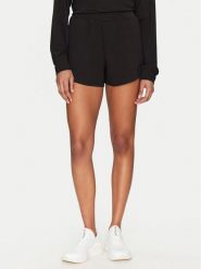 Guess Szorty plażowe O5GD06 KCQP2 Czarny Regular Fit. Czarne szorty damskie Guess, z aplikacjami, z syntetyku. Za 89.99 zł.