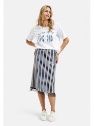 Milano Italy Koszulka w kolorze białym rozmiar: XS. Białe t-shirty damskie Milano Italy, xs, bez wzorów, z bawełny, bez kołnierzyka. Za 86.99 zł.