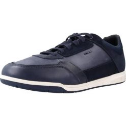 Buty GEOX U SPHERICA EC3 Niebieski. Niebieskie buty fitness męskie Geox, ze skóry, bez zapięcia, na fitness i siłownię. Za 319.99 zł.