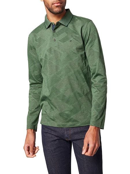 Pierre Cardin Koszulka polo w kolorze zielonym rozmiar: S. Zielone koszulki polo męskie Pierre Cardin, s, bez wzorów, z bawełny, bez ramiączek. Za 139.87 zł.