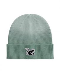 Czapka beanie – haftowane logo / gradient / rozmiar uniwersalny (zielona). Zielone czapki męskie SURF MONKEY, z aplikacjami, z dzianiny. Za 139.95 zł.