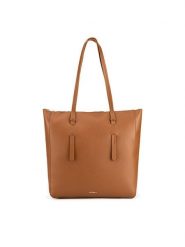 JENNY Torebka JNY-S-001-07 Brązowy. Brązowe torebki klasyczne damskie Jenny, bez wzorów, z tworzywa sztucznego, bez dodatków. Za 149.99 zł.