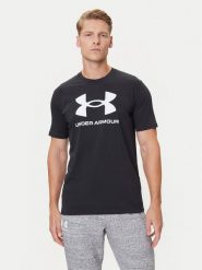 Under Armour T-Shirt Ua Sportstyle Logo Update Ss 1382911-001 Czarny Loose Fit. Czarne t-shirty męskie Under Armour, m, bez wzorów, z bawełny, bez kołnierzyka. Za 99.99 zł.