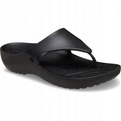 Japonki Dla Dorosłych Crocs Kadee Wedge Flip. Czarne klapki i japonki męskie Crocs, z materiału. Za 99.99 zł.