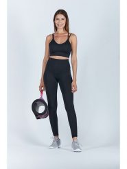 Onamaste Legginsy sportowe w kolorze czarnym rozmiar: S/M. Czarne legginsy damskie Onamaste, m, bez wzorów, z materiału. Za 114.17 zł.