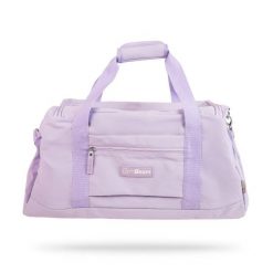 Torba sportowa nylonowa 41,25 l Aura Lavender. Fioletowe torby męskie na ramię GYMBEAM, bez wzorów, z nylonu, na ramię. Za 153.90 zł.