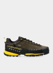 Buty podejściowe męskie La Sportiva TX5 Low GTX. Brązowe buty trekkingowe męskie La Sportiva, z gore-texu, bez zapięcia, wspinaczkowe, gore-tex. Za 794.19 zł.