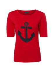 Franco Callegari Koszulka Kobiety Bawełna (100%) czerwony, L. Czerwone t-shirty damskie Franco Callegari, l, bez wzorów, z bawełny, bez kołnierzyka. Za 99.95 zł.