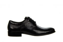 Półbuty John Doubare QA527-C5-A78 Black 104210, Czarny, Skóra naturalna - 43. Czarne półbuty męskie John Doubare, ze skóry, bez zapięcia. W wyprzedaży za 494.10 zł.