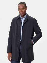 Bugatti Płaszcz przejściowy 535400-59030 Granatowy Slim Fit. Niebieskie płaszcze męskie Bugatti, m, bez wzorów, z syntetyku. Za 859.99 zł.