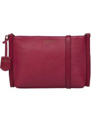 Burkely Skórzana torebka w kolorze jagodowym - 33 x 29 x 6 cm rozmiar: onesize. Czerwone torebki klasyczne damskie Burkely, bez wzorów, z materiału, bez dodatków. Za 241.45 zł.