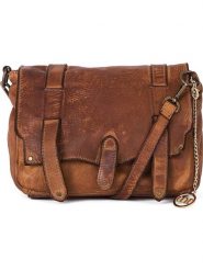 Mia Tomazzi Skórzana torebka "Cinisello" w kolorze jasnobrązowym - 24 x 22 x 11 cm rozmiar: onesize. Brązowe torebki klasyczne damskie Mia Tomazzi, bez wzorów, z materiału, bez dodatków. Za 434.99 zł.