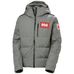 Damska kurtka narciarska z kapturem Helly Hansen Kvitfjell Race. Szare kurtki damskie Helly Hansen, bez wzorów, z kapturem, narciarskie. Za 1,613.00 zł.