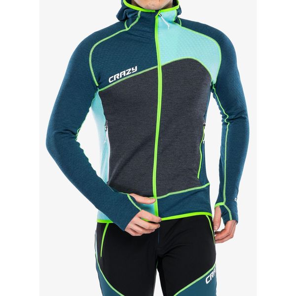 Bluza rozpinana męska Crazy Pull Resolution. Zielone bluzy bez kaptura męskie Crazy, l. Za 697.99 zł.