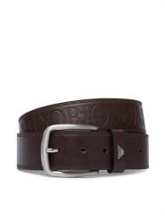 Emporio Armani Pasek EM007190 AF29179 U6027 Zielony. Zielone paski męskie Emporio Armani, bez wzorów, ze skóry. Za 569.99 zł.