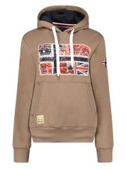 Geographical Norway Bluza "Gpepe2" w kolorze jasnobrązowym rozmiar: S. Brązowe bluzy z kapturem damskie Geographical Norway, s. Za 105.38 zł.