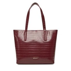 Torebka JENNY. Czerwone torebki klasyczne damskie Jenny, bez wzorów, bez dodatków. Za 149.99 zł.