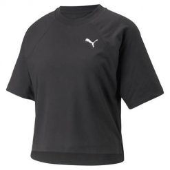 Koszulka treningowa damska Puma Modern Sports Tee. Czarne bluzki damskie Puma, xl, bez wzorów, z poliesteru, sportowe, bez kołnierzyka, bez ramiączek. Za 211.00 zł.