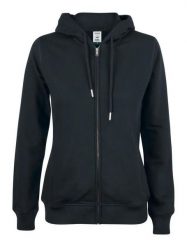 Clique Premium OC Hoody Full Zip Women — bluza rozpinana z bawełny organicznej. Czarne bluzy bez kaptura damskie CLIQUE, s, z bawełny. Za 294.72 zł.