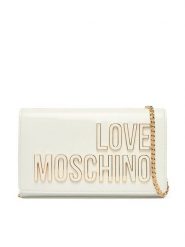LOVE MOSCHINO Torebka JC4251PP0OKE110A Biały. Białe torebki klasyczne damskie Love Moschino, bez wzorów, ze skóry, bez dodatków. Za 719.99 zł.
