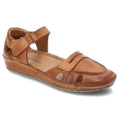 Brązowe Sandały Armodo Wygodne Obuwie Damskie. Brązowe sandały damskie Armodo, bez wzorów, bez obcasa. Za 269.00 zł.