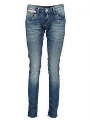 Herrlicher Dżinsy - Skinny fit - w kolorze niebieskim rozmiar: W24. Niebieskie jeansy damskie Herrlicher. Za 96.60 zł.
