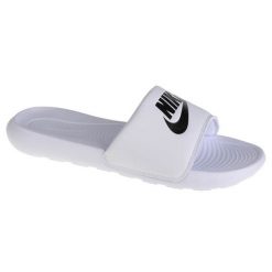 Klapki Nike Victori One Slide CN9677-100 białe. Białe klapki damskie bez wzorów, bez obcasa. Za 233.24 zł.