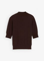 Sweter z golfem z miękką wełną. Czarne golfy damskie bonprix, bez wzorów, ze skóry, bez ramiączek. Za 219.99 zł.