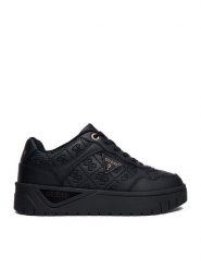 Guess Sneakersy CWBEO-BIC34347 Czarny. Czarne buty sportowe dziewczęce Guess, z aplikacjami, ze skóry, bez zapięcia. Za 249.99 zł.