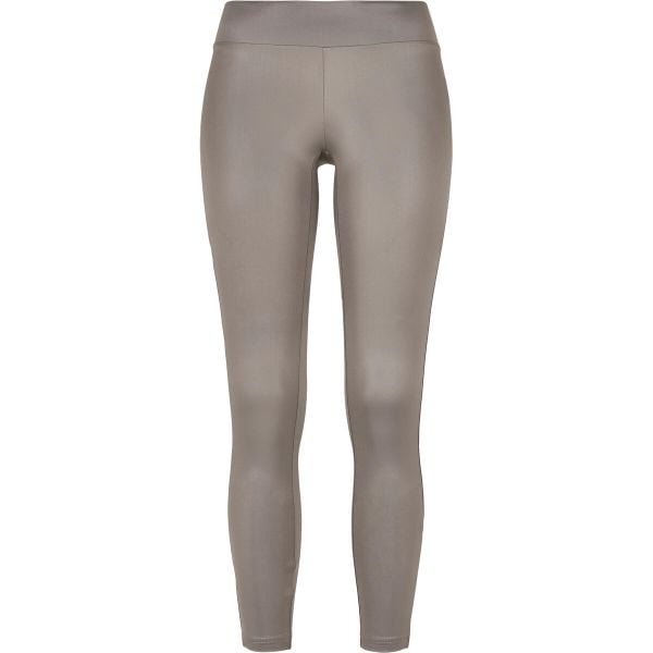 Legginsy damskie Urban Classics imitation cuir. Szare legginsy damskie Urban Classics, bez wzorów. Za 149.50 zł.