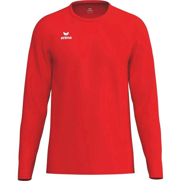 Koszulka z długim rękawem Erima Intro. Czerwone t-shirty damskie Erima, bez wzorów, bez kołnierzyka. Za 239.99 zł.