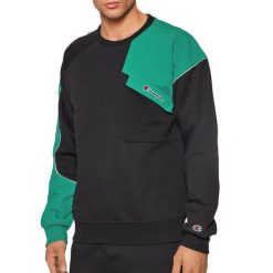 Bluza trekking męska. Zielone bluzy bez kaptura męskie CHAMPION, m, z bawełny. Za 187.00 zł.