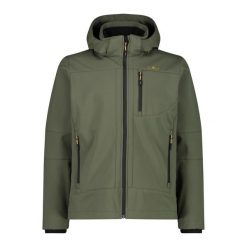 Kurtka Softshell Softshell Rozmiar 3XL Zielony - 3A01787N-E319. Zielone kurtki softshell damskie CMP, m, bez wzorów, z materiału, z kapturem. Za 369.75 zł.