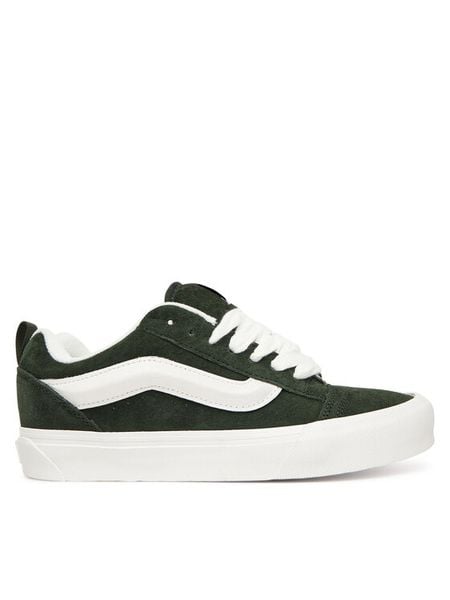 Vans Tenisówki Knu Skool VN000D22EMU1 Zielony. Zielone trampki i tenisówki damskie Vans, bez wzorów, ze skóry. Za 259.99 zł.