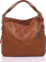 Anna Morellini Skórzana torebka "Ingrid" w kolorze jasnobrązowym - 36 x 39 x 16 cm rozmiar: onesize. Brązowe torebki klasyczne damskie Anna Morellini, bez wzorów, z materiału, bez dodatków. Za 387.24 zł.