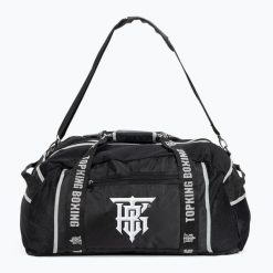 Torba treningowa Top King Gym. Czarne topy sportowe damskie TOP KING, bez wzorów, bez ramiączek. Za 399.99 zł.